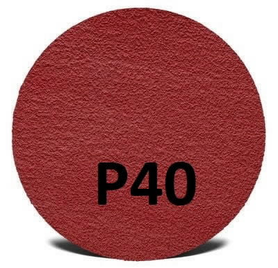 Velcro Grinding Disc 3M 947A Cubitron II 125mm P40+