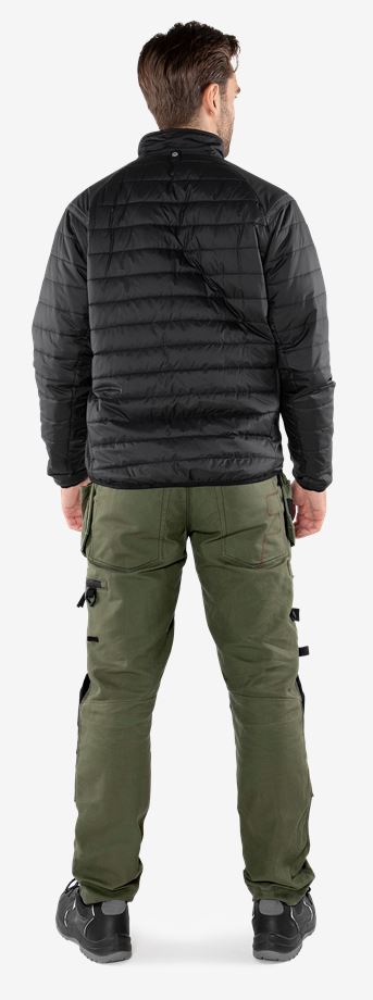 Ielādējiet attēlu galerijas skatītājā, Jacket FRISTADS GREEN QUILTED JACKET 4101 GRP
