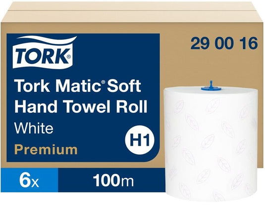 Hand towel TORK Matic Premium Soft 100m 408 sheets 2 - layer H1 290016 1 Roll