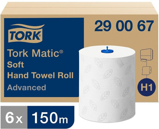 Hand towel TORK Matic Soft 150m 612 sheets 2 - layer H1 290067 6 Rolls