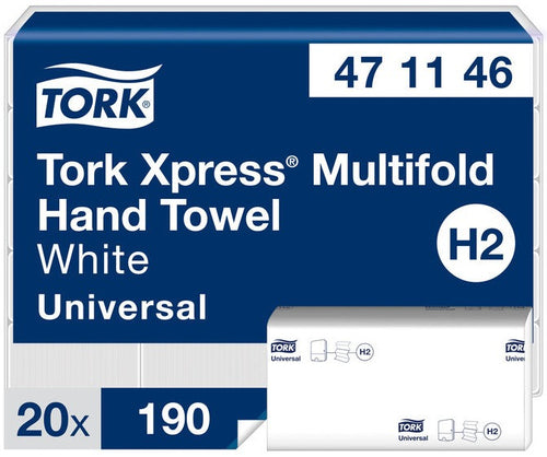 Hand towel TORK Xpress Z-Fold 190 pcs. 2 - layer H2 471146