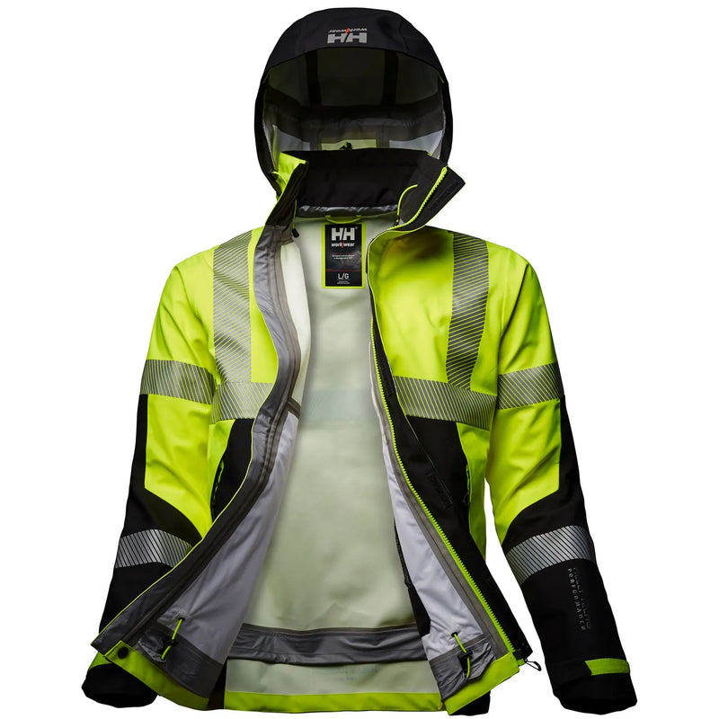 Load image into Gallery viewer, Jacket HELLY HANSEN ICU Hi Vis 3 Layer Waterproof Shell 71172
