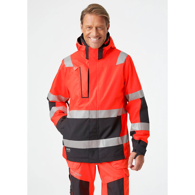 Load image into Gallery viewer, Jacket HELLY HANSEN Alna 2.0 Hi Vis Waterproof Shell 71195
