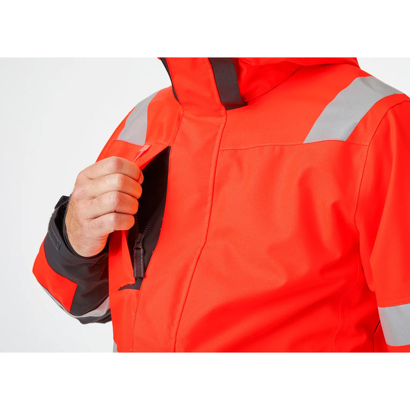 Load image into Gallery viewer, Jacket HELLY HANSEN Alna 2.0 Hi Vis Waterproof Shell 71195
