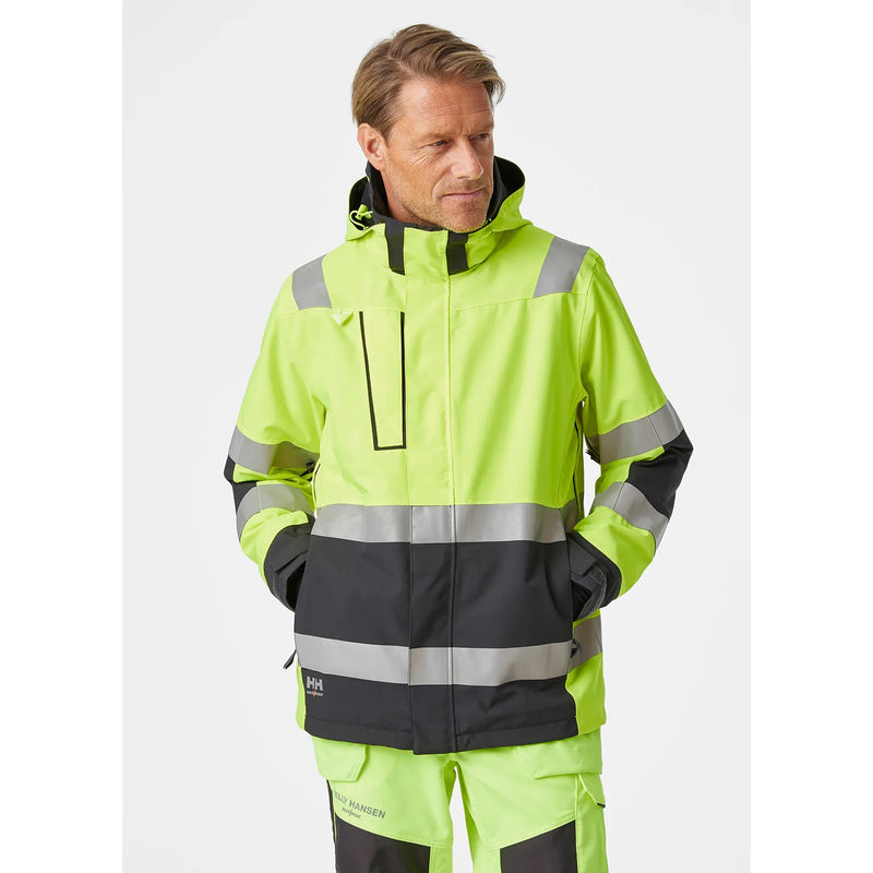 Load image into Gallery viewer, Jacket HELLY HANSEN Alna 2.0 Hi Vis Waterproof Shell 71195
