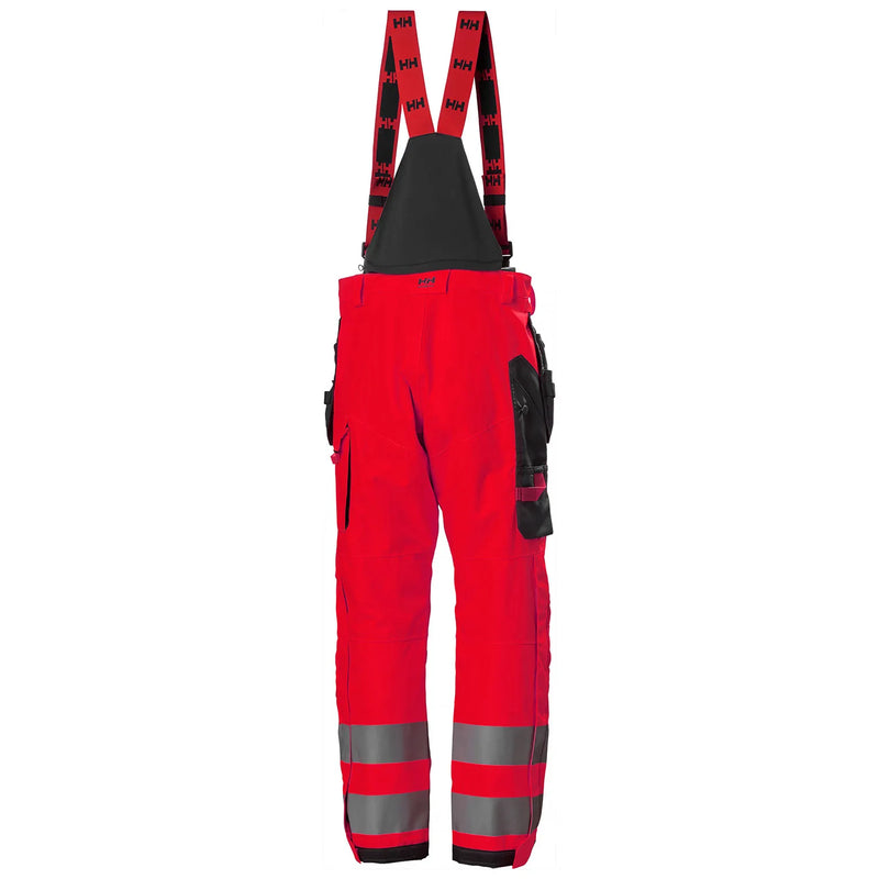 Ielādējiet attēlu galerijas skatītājā, Puskombinezons HELLY HANSEN ALNA 2.0 Hi Vis Waterproof Shell Construction Class 2 71493
