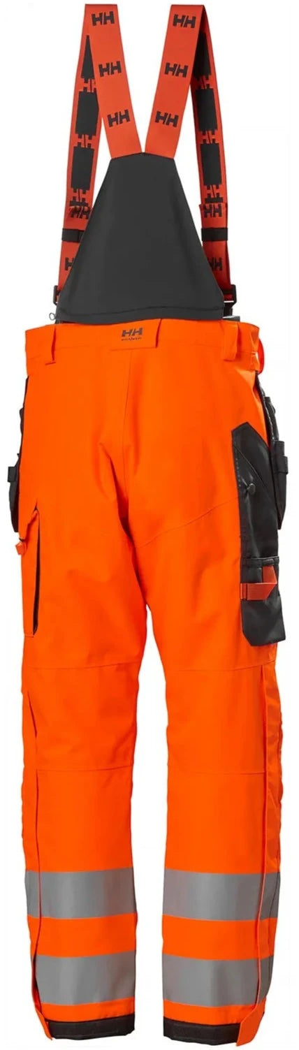 Ielādējiet attēlu galerijas skatītājā, Puskombinezons HELLY HANSEN ALNA 2.0 Hi Vis Waterproof Shell Construction Class 2 71493
