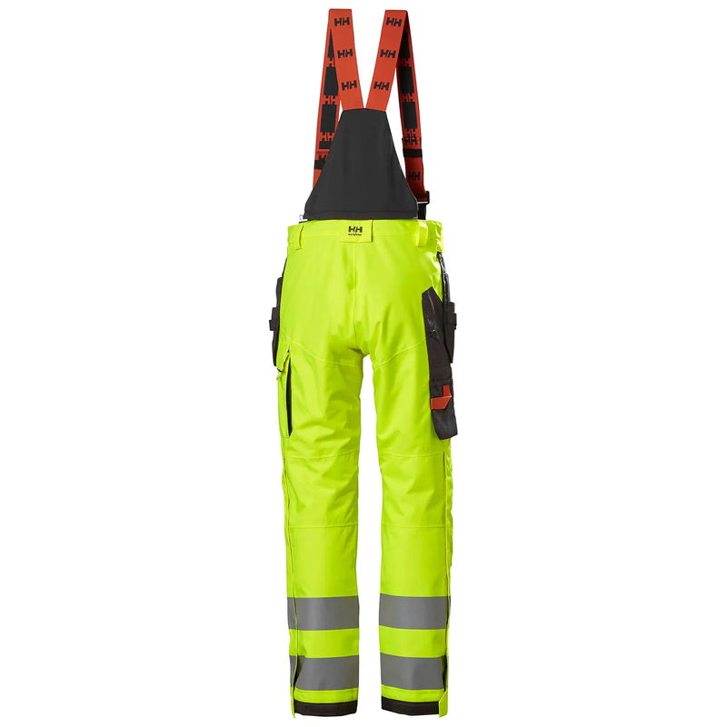 Ielādējiet attēlu galerijas skatītājā, Puskombinezons HELLY HANSEN ALNA 2.0 Hi Vis Waterproof Shell Construction Class 2 71493
