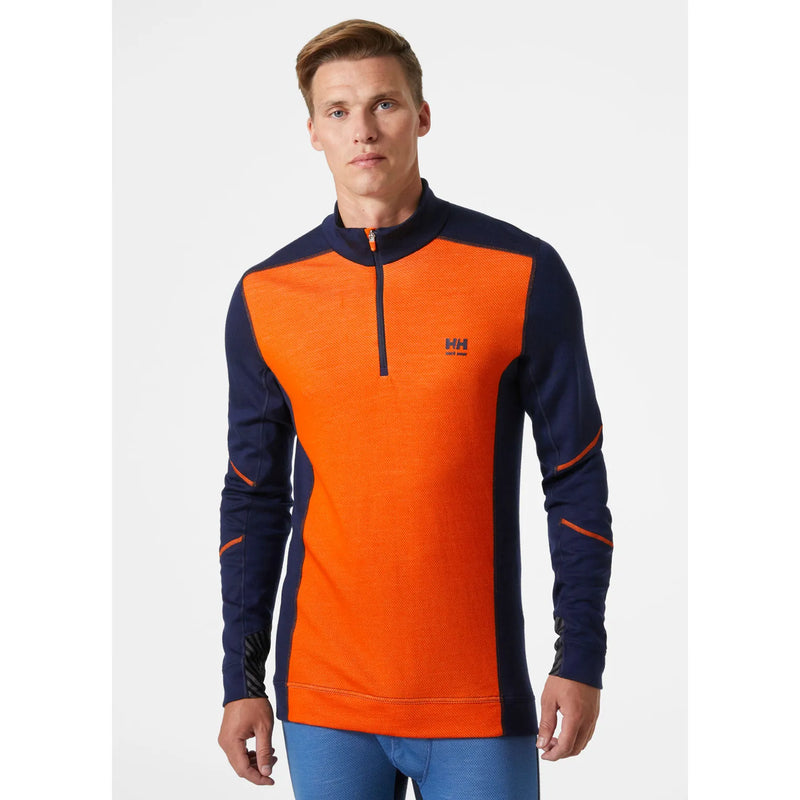 Load image into Gallery viewer, Thermal undershirt HELLY HANSEN LIFA Base Layer Merino Half Zip 75107
