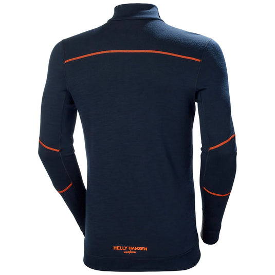 Thermal undershirt HELLY HANSEN LIFA Base Layer Merino Half Zip 75107