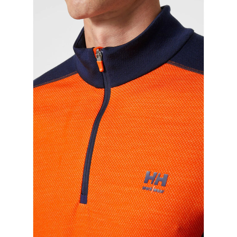 Load image into Gallery viewer, Thermal undershirt HELLY HANSEN LIFA Base Layer Merino Half Zip 75107
