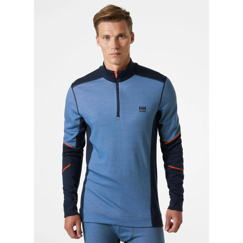 Load image into Gallery viewer, Thermal undershirt HELLY HANSEN LIFA Base Layer Merino Half Zip 75107
