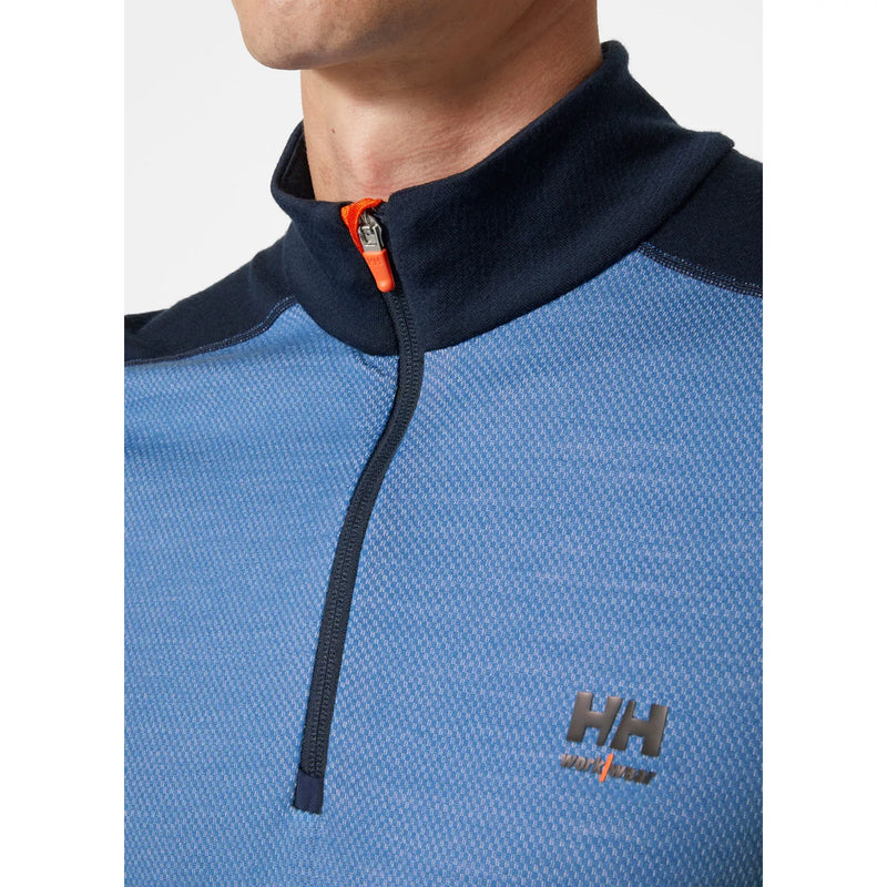 Load image into Gallery viewer, Thermal undershirt HELLY HANSEN LIFA Base Layer Merino Half Zip 75107
