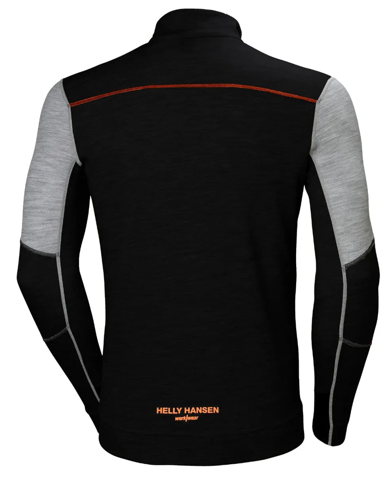 Load image into Gallery viewer, Thermal undershirt HELLY HANSEN LIFA Base Layer Merino Half Zip 75107
