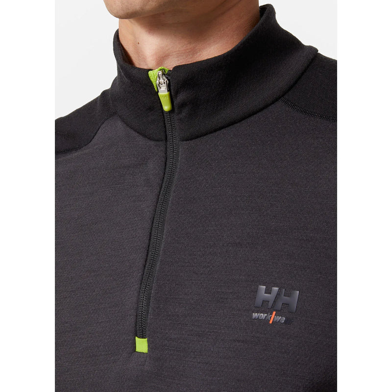 Load image into Gallery viewer, Thermal undershirt HELLY HANSEN LIFA Base Layer Merino Half Zip 75107
