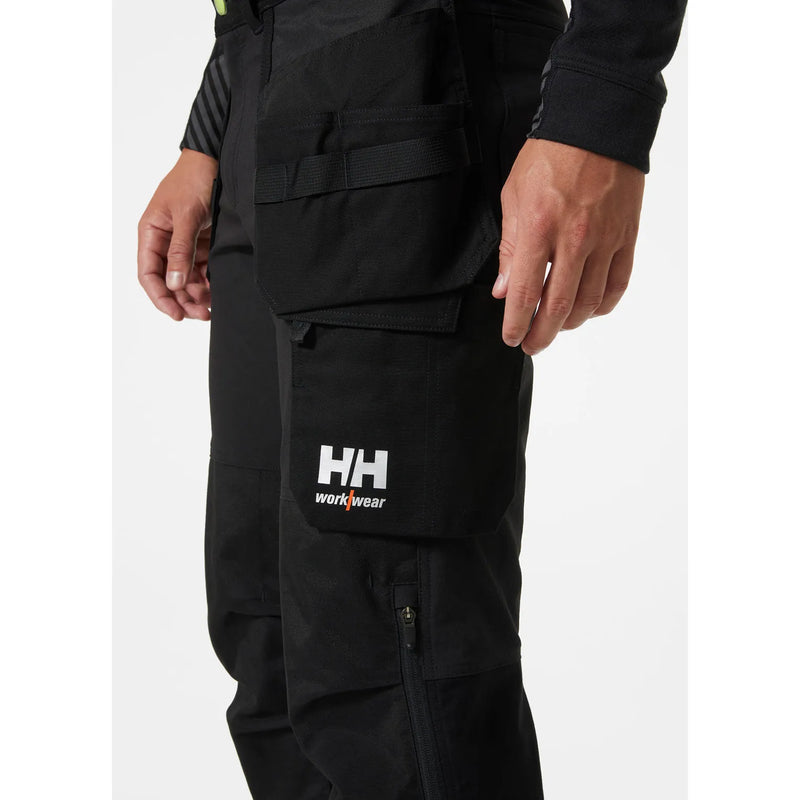 Load image into Gallery viewer, Trousers HELLY HANSEN Oxford 4x Construction BLACK 77405
