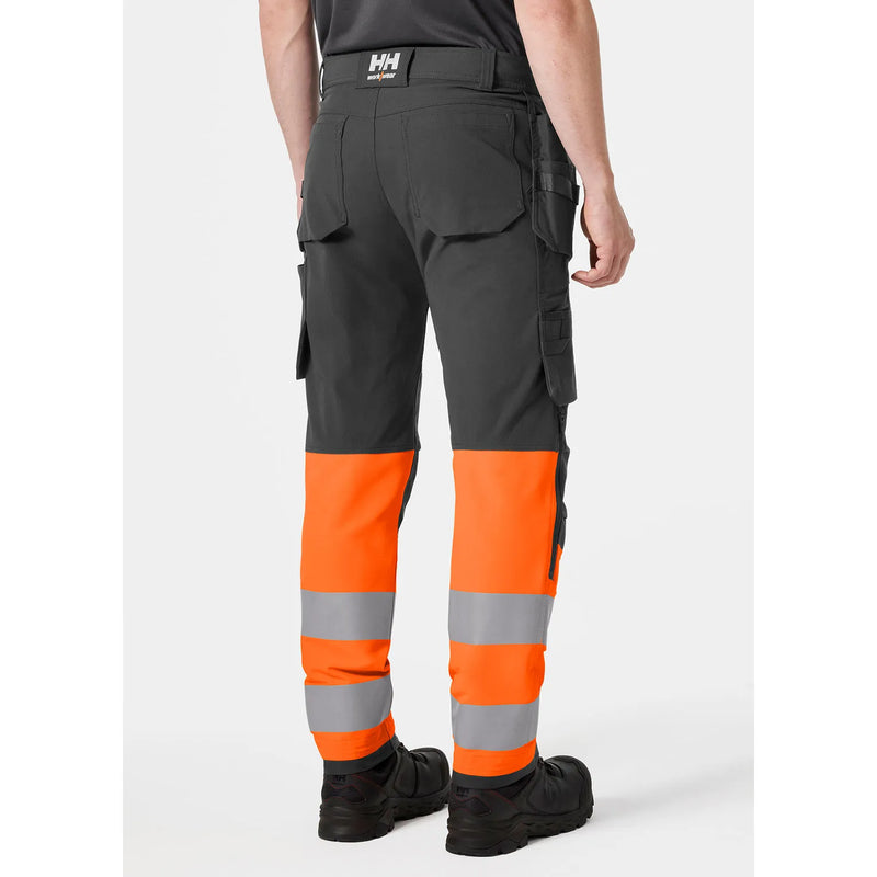 Ielādējiet attēlu galerijas skatītājā, Bikses HELLY HANSEN Alna 4X Hi Vis Construction Class 1 77427
