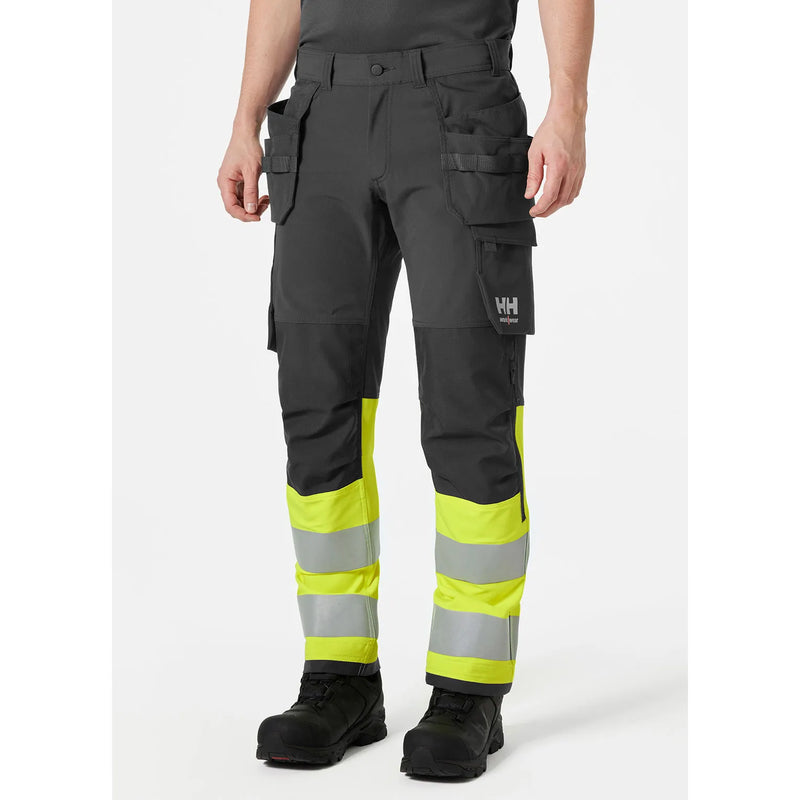 Ielādējiet attēlu galerijas skatītājā, Bikses HELLY HANSEN Alna 4X Hi Vis Construction Class 1 77427
