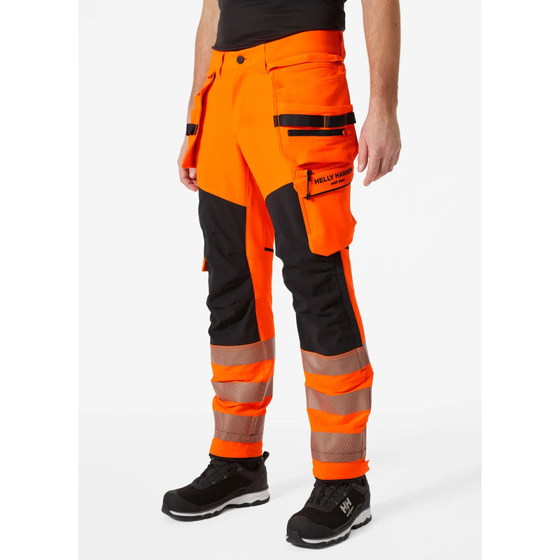 Ielādējiet attēlu galerijas skatītājā, Bikses HELLY HANSEN ICU BRZ Hi Vis Construction Class 2 77499
