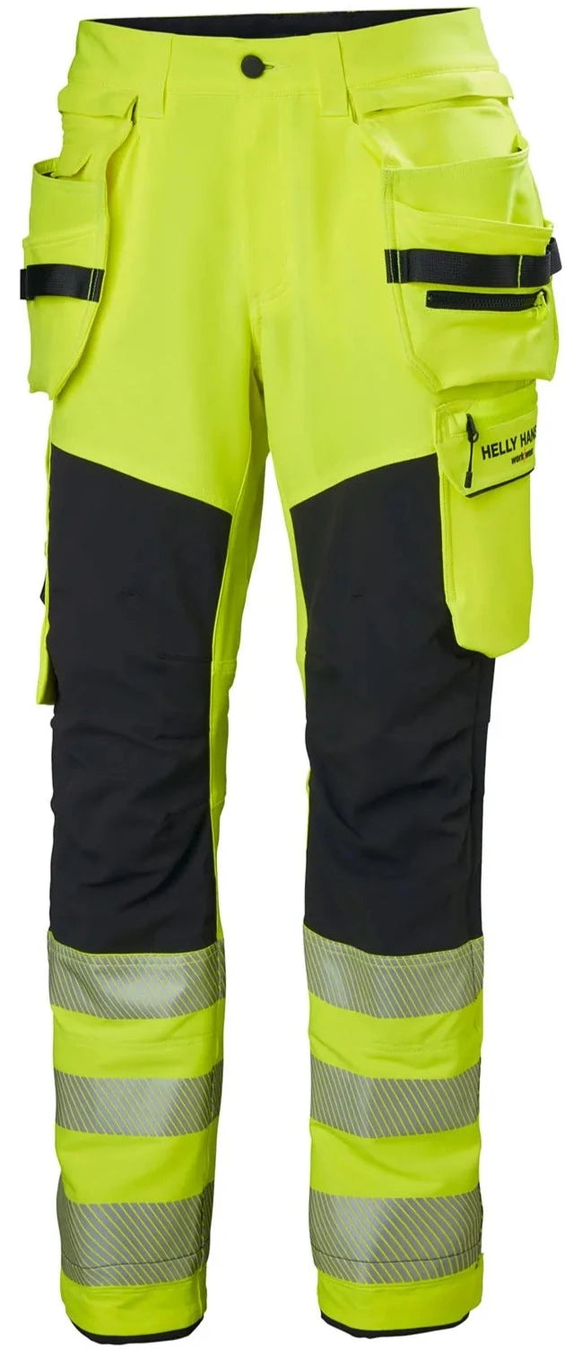 Ielādējiet attēlu galerijas skatītājā, Bikses HELLY HANSEN ICU BRZ Hi Vis Construction Class 2 77499
