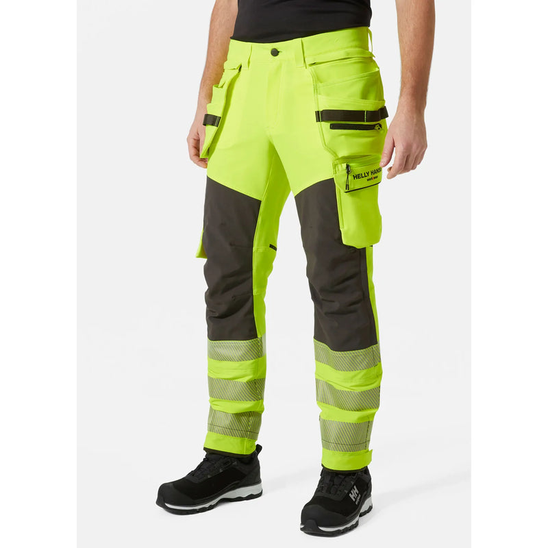 Ielādējiet attēlu galerijas skatītājā, Bikses HELLY HANSEN ICU BRZ Hi Vis Construction Class 2 77499
