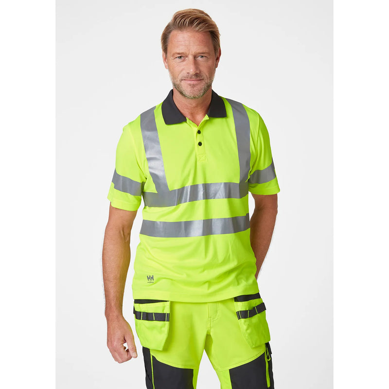 Load image into Gallery viewer, Polo shirt HELLY HANSEN Addvis Hi Vis 79091
