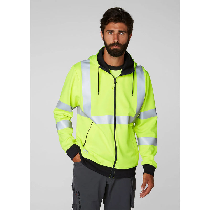 Load image into Gallery viewer, Sweatshirt HELLY HANSEN Addvis Hi Vis Zip 79094
