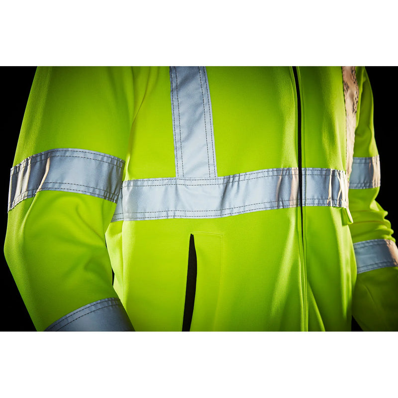 Load image into Gallery viewer, Sweatshirt HELLY HANSEN Addvis Hi Vis Zip 79094
