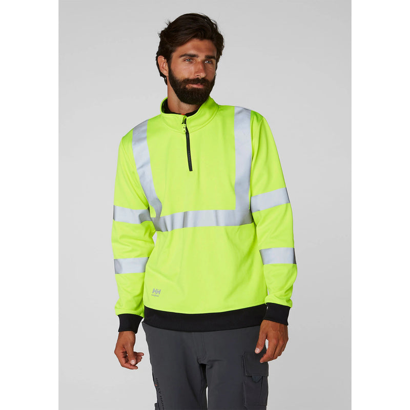 Ielādējiet attēlu galerijas skatītājā, Džemperis HELLY HANSEN Addvis Hi Vis Half Zip 79096
