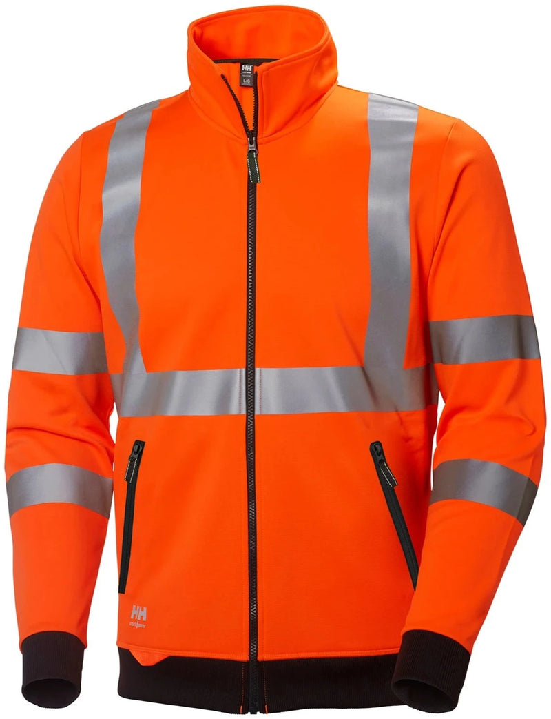 Load image into Gallery viewer, Sweatshirt HELLY HANSEN Addvis Hi Vis Zip 79112
