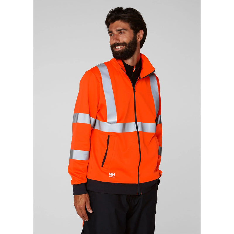 Load image into Gallery viewer, Sweatshirt HELLY HANSEN Addvis Hi Vis Zip 79112
