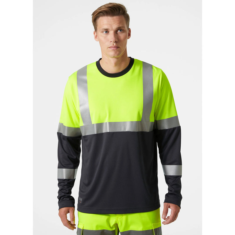 Load image into Gallery viewer, Shirt HELLY HANSEN Addvis Hi Vis Longsleeve Class 1 79255
