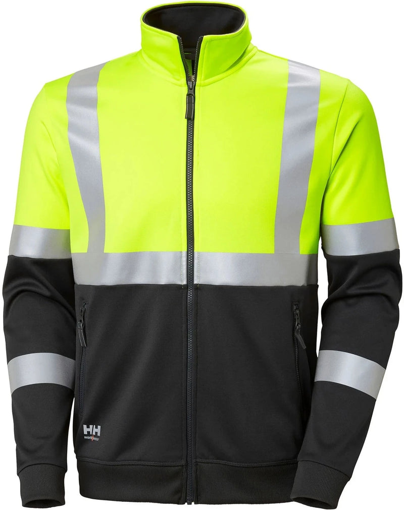 Ielādējiet attēlu galerijas skatītājā, Džemperis HELLY HANSEN Addvis Hi Vis Zip Class 1 79258
