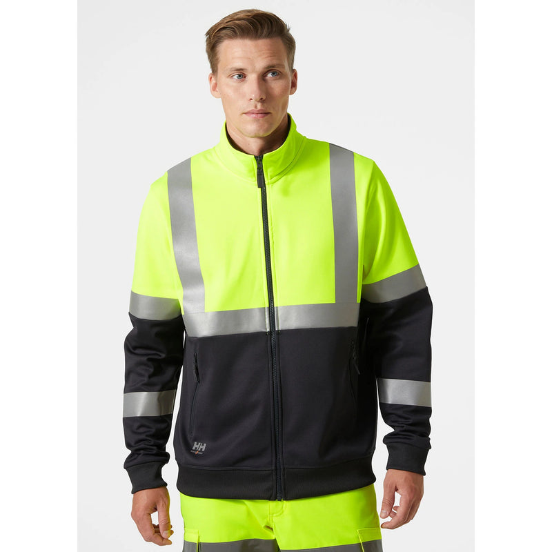 Ielādējiet attēlu galerijas skatītājā, Džemperis HELLY HANSEN Addvis Hi Vis Zip Class 1 79258
