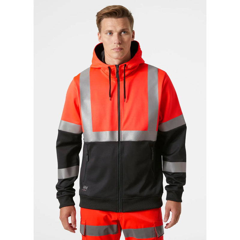 Ielādējiet attēlu galerijas skatītājā, Džemperis HELLY HANSEN Addvis Hi Vis Zip Class 1 79259
