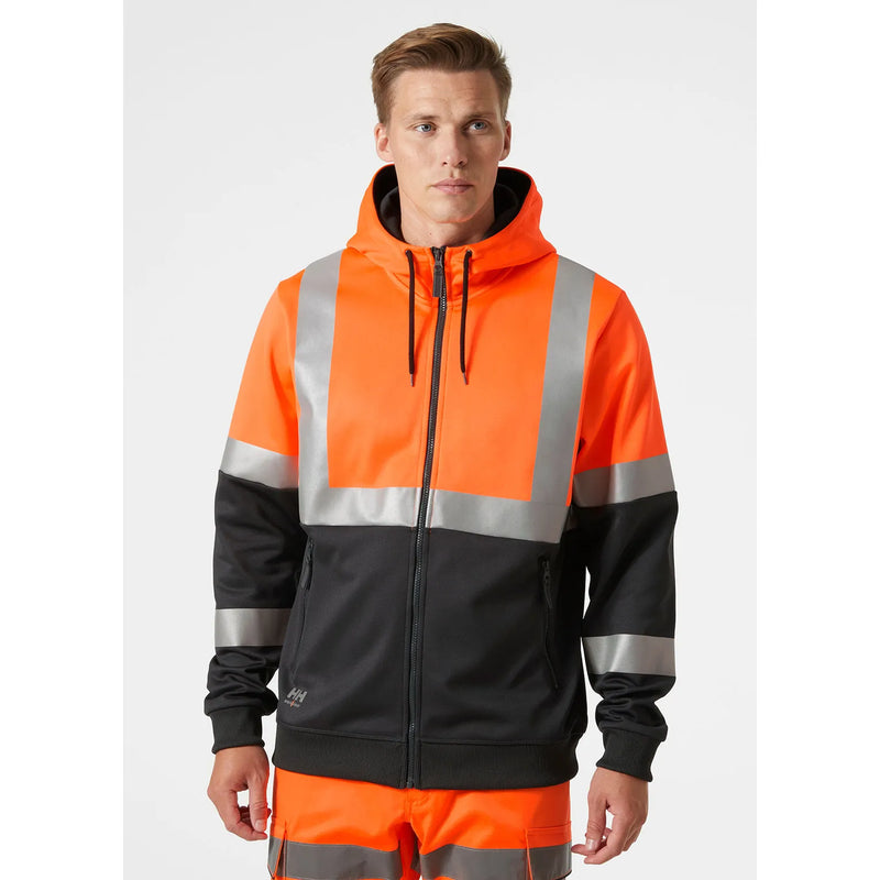 Ielādējiet attēlu galerijas skatītājā, Džemperis HELLY HANSEN Addvis Hi Vis Zip Class 1 79259
