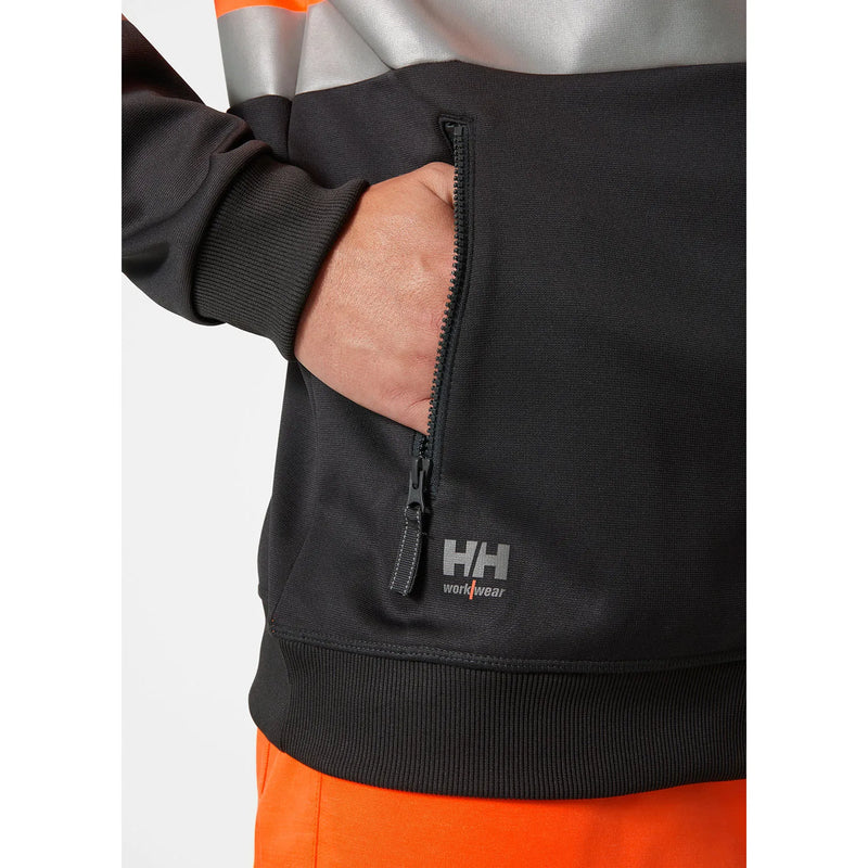 Ielādējiet attēlu galerijas skatītājā, Džemperis HELLY HANSEN Addvis Hi Vis Zip Class 1 79259
