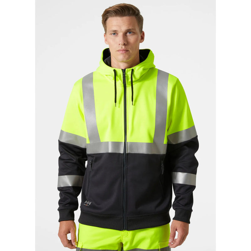 Ielādējiet attēlu galerijas skatītājā, Džemperis HELLY HANSEN Addvis Hi Vis Zip Class 1 79259
