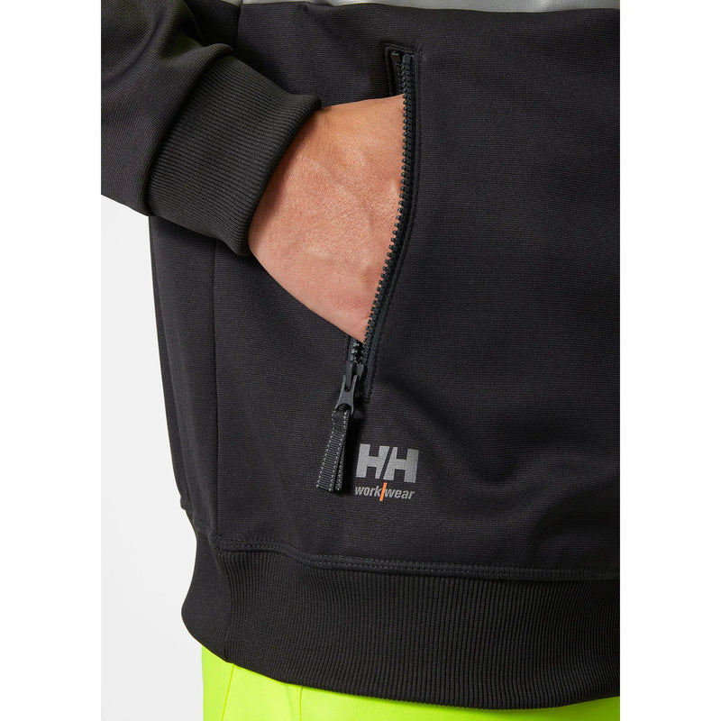 Ielādējiet attēlu galerijas skatītājā, Džemperis HELLY HANSEN Addvis Hi Vis Zip Class 1 79259
