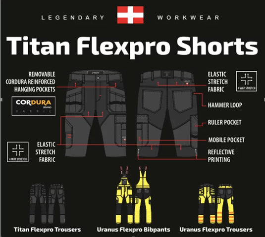 Šorti PESSO TITAN FLEXPRO 125