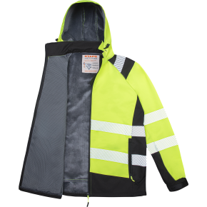 Jacket STEPO TEXAS Hi-Vis SOFTSHELL