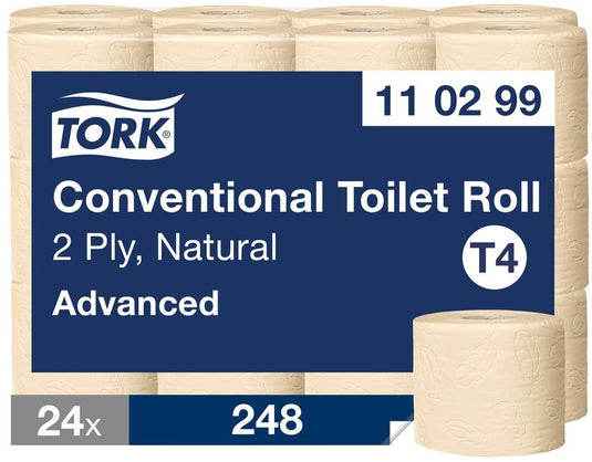 Tualetes papīrs TORK Advanced 34,7m 2 - kārtas T4 110299 24 Ruļļi