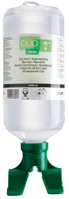 Eye wash SAFETOP PLUM-DUO 500 ml, sterile sodium chloride 11710