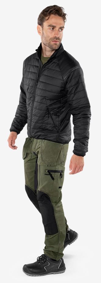 Ielādējiet attēlu galerijas skatītājā, Jacket FRISTADS GREEN QUILTED JACKET 4101 GRP
