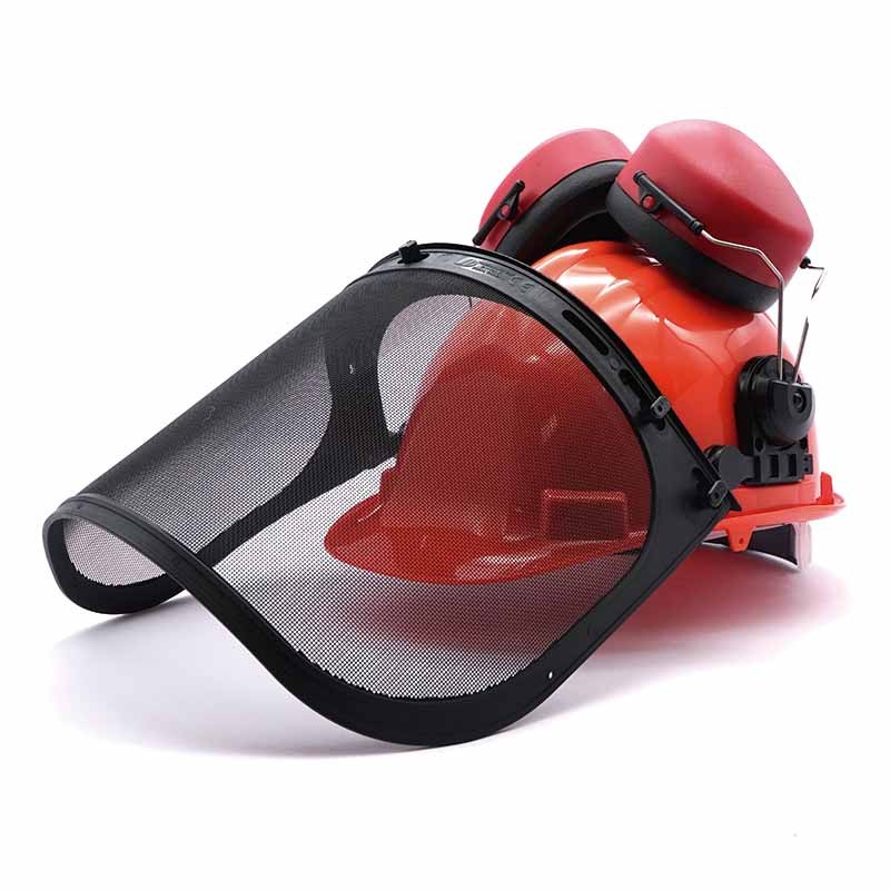 Ielādējiet attēlu galerijas skatītājā, Face shield +helmet + earmuffs SAFETOP FORESTRY KIT SR 79150
