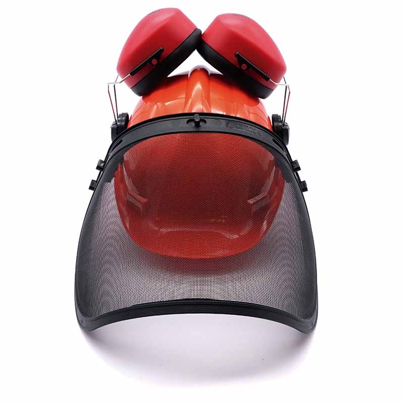 Ielādējiet attēlu galerijas skatītājā, Face shield +helmet + earmuffs SAFETOP FORESTRY KIT SR 79150
