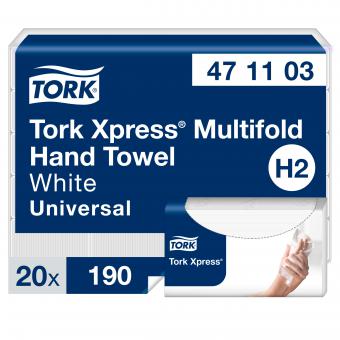 Hand towel TORK Xpress Z-fold 190 pcs. 2 - layer H2 471103 20 pcs.