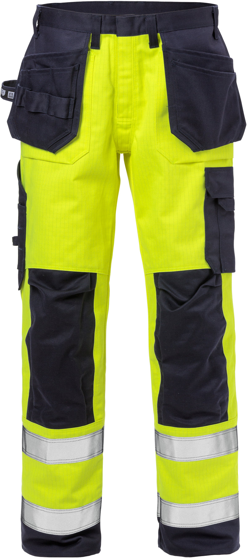 Load image into Gallery viewer, Trousers FRISTADS FLAME HIGH VIS CRAFTSMAN TROUSERS CLASS 2 2584 FLAM
