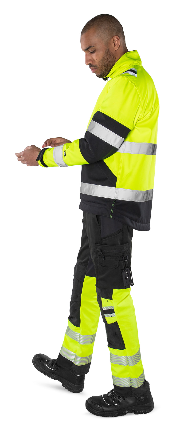 Load image into Gallery viewer, Trousers FRISTADS HIGH VIS STRETCH TROUSERS CLASS 1 2705 PLU RBYB
